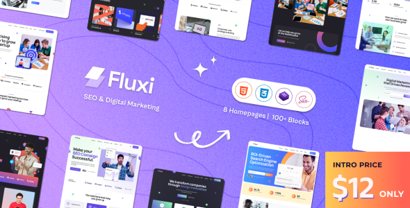 Fluxi - SEO Digital Marketing HTML Template Fluxi - SEO Digital Marketing HTML Template