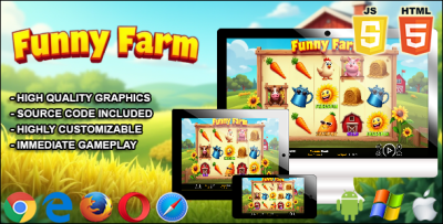 Funny Farm - HTML5 Slot Machine