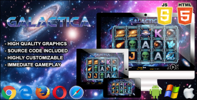 Galactica - HTML5 Slot Machine