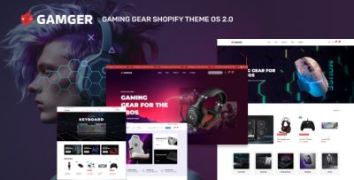 Gamger - Gaming Gear Shopify Theme OS 2.0