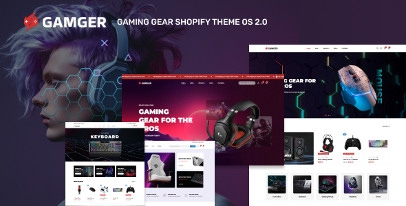 Gamger - Gaming Gear Shopify Theme OS 2.0 Gamger - Gaming Gear Shopify Theme OS 2.0