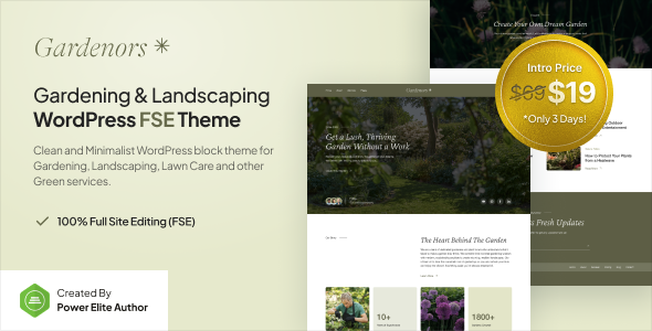 Gardenors - Gardening & Landscaping FSE WordPress Theme Gardenors - Gardening & Landscaping FSE WordPress Theme