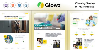 Glowz - Cleaning Services HTML5 Template