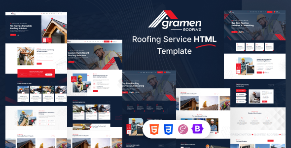 Gramen - Roofing Services HTML Template Gramen - Roofing Services HTML Template