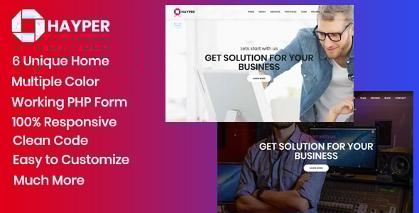 Hayper - Creative Multipurpose Template Hayper - Creative Multipurpose Template