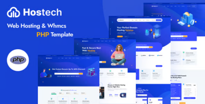 Hostech - Web Hosting Service PHP Template