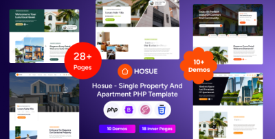 Hosue - Single Property & Apartment PHP Template