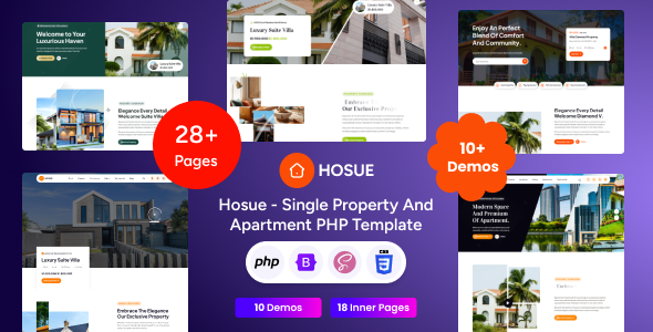 Hosue - Single Property & Apartment PHP Template Hosue - Single Property & Apartment PHP Template