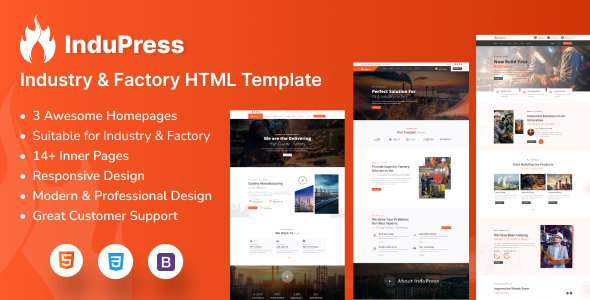 InduPress - Industry & Factory HTML Template InduPress - Industry & Factory HTML Template