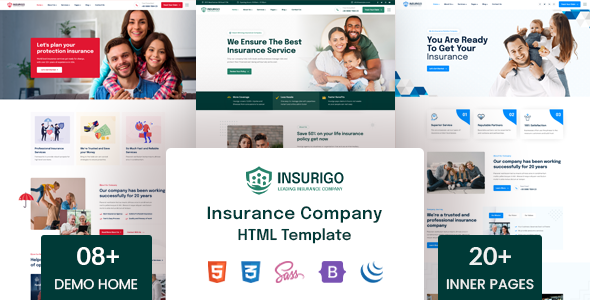 Insurigo - Insurance HTML Template Insurigo - Insurance HTML Template