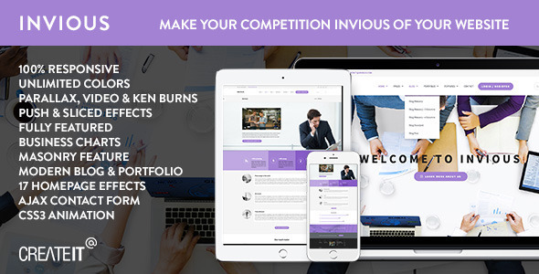 INVIOUS - Clean Responsive Corporate HTML Template INVIOUS - Clean Responsive Corporate HTML Template