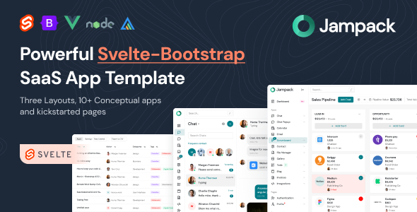 Jampack - Powerful SvelteKit-Bootstrap SaaS App Template Jampack - Powerful SvelteKit-Bootstrap SaaS App Template