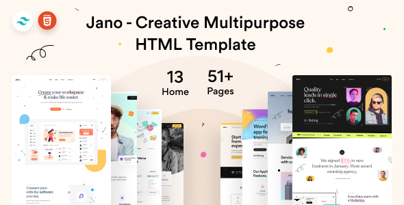 Jano - Multipurpose Tailwind CSS Template Jano - Multipurpose Tailwind CSS Template