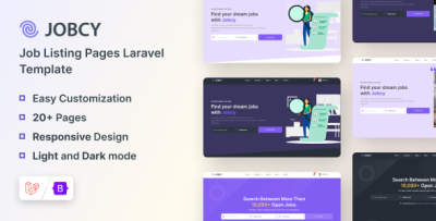 Jobcy - Laravel 12 Job Listing & Directory Template