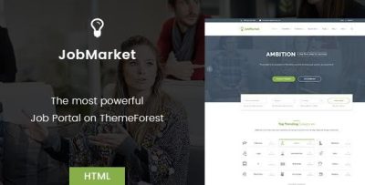 JobMarket - Job Portal HTML Template (Multipurpose)