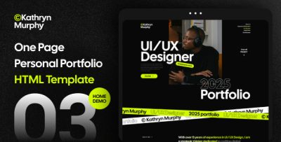 Kathryn Murphy - One Page Personal Portfolio HTML Template