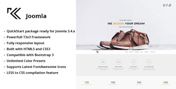 Klass - Portfolio & Photography Joomla Template Klass - Portfolio & Photography Joomla Template