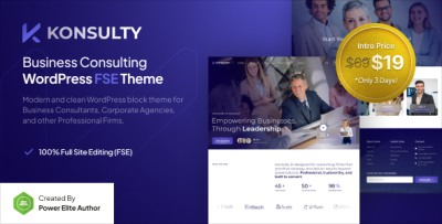 Konsulty - Business Consulting Gutenverse FSE WordPress Theme