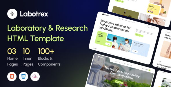 Labotrex - Laboratory & Science Research HTML5 Template Labotrex - Laboratory & Science Research HTML5 Template