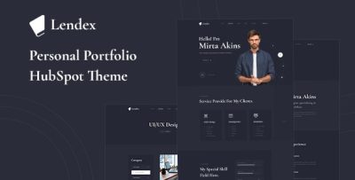 Lendex - Personal Portfolio HubSpot Theme