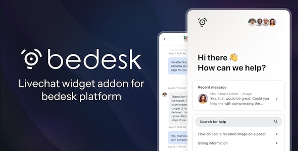 Livechat addon for BeDesk support platform Livechat addon for BeDesk support platform