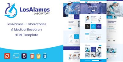 Losalamos | Laboratory & Research HTML Template