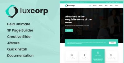 LuxCorp - Joomla 5 Insurance Agency Business Template