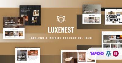 LuxeNest - Furniture & Interior WooCommerce WordPress Theme