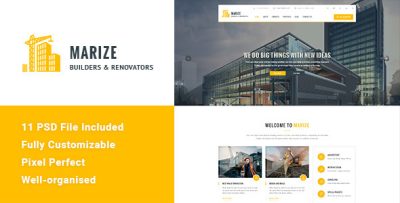Marize - Construction & Building HTML Template