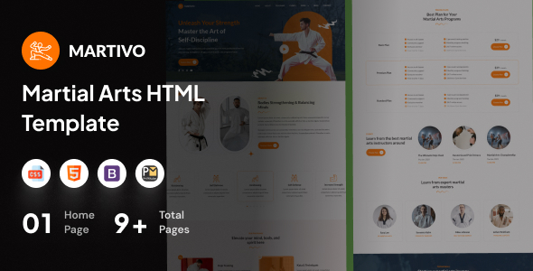 Martivo - Martial Arts HTML Template Martivo - Martial Arts HTML Template