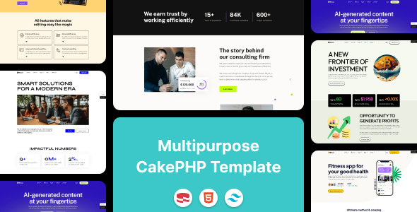 Masco - Saas Software Startup Tailwind CakePHP Template Masco - Saas Software Startup Tailwind CakePHP Template
