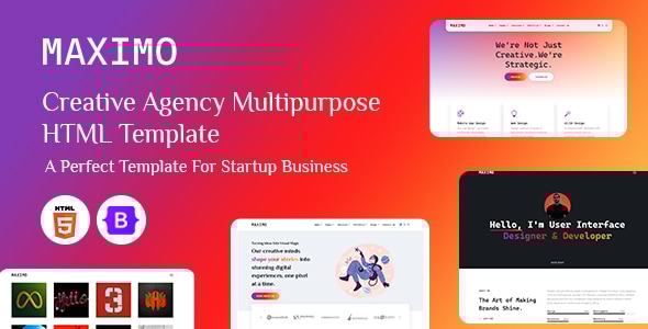 Maximo - Creative Business and Innovative HTML5 Template Maximo - Creative Business and Innovative HTML5 Template