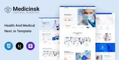 Medicinsk - Health And Medical Next Js Template