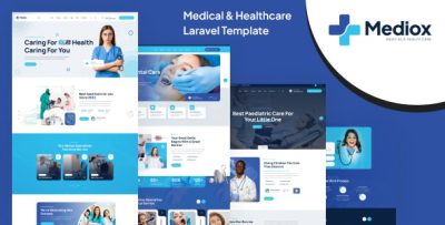 Mediox - Medical & Healthcare Laravel Template