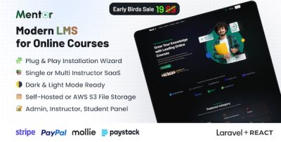 Mentor LMS - Learning Management System