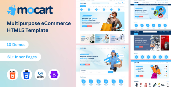 Mocart - Multipurpose eCommerce HTML5 Template Mocart - Multipurpose eCommerce HTML5 Template