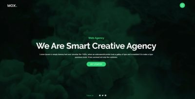 Mox - Creative One Page Parallax