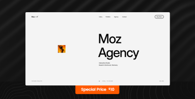 Moz Agency - Creative Portfolio HTML Template