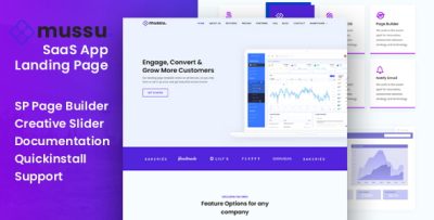 Mussu - Joomla 5 SaaS App Landing Page Template