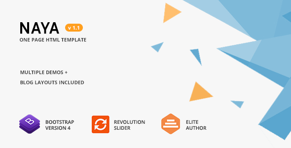 Naya - One Page Parallax Naya - One Page Parallax