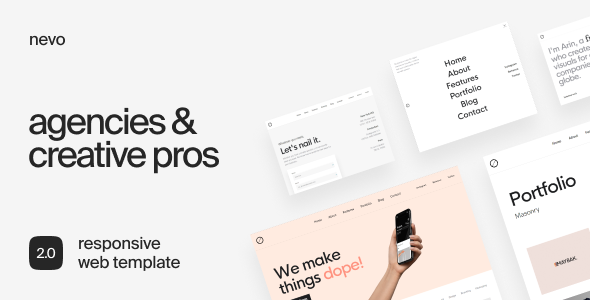 Nevo – Creative & Agency Portfolio Template Nevo – Creative & Agency Portfolio Template