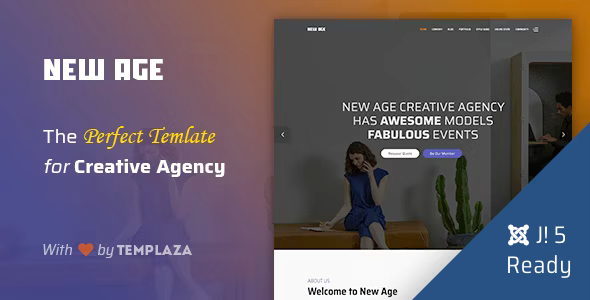 New Age - Creative Agency Joomla 5 Template New Age - Creative Agency Joomla 5 Template