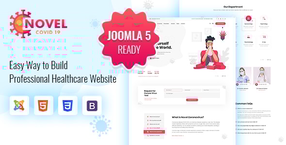 Novel - Covid-19 Prevention Joomla 5 Healthcare Template Novel - Covid-19 Prevention Joomla 5 Healthcare Template