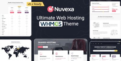 Nuvexa - WHMCS Hosting Theme