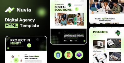 Nuvia | Digital Agency HTML Template