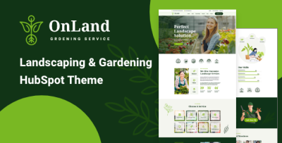 OnLand - Landscaping and Gardening HubSpot Theme