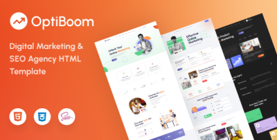 OptiBoom - Digital Marketing & SEO Agency HTML5 Template