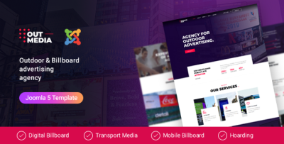 Outmedia | Joomla 5 Outdoor & Billboard Agency Template