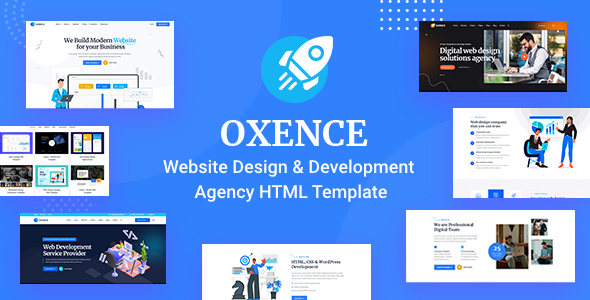 Oxence - Web Design Agency HTML Template Oxence - Web Design Agency HTML Template