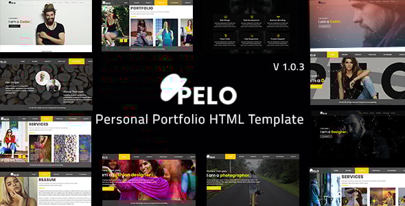 Pelo - Personal Portfolio HTML Template Pelo - Personal Portfolio HTML Template
